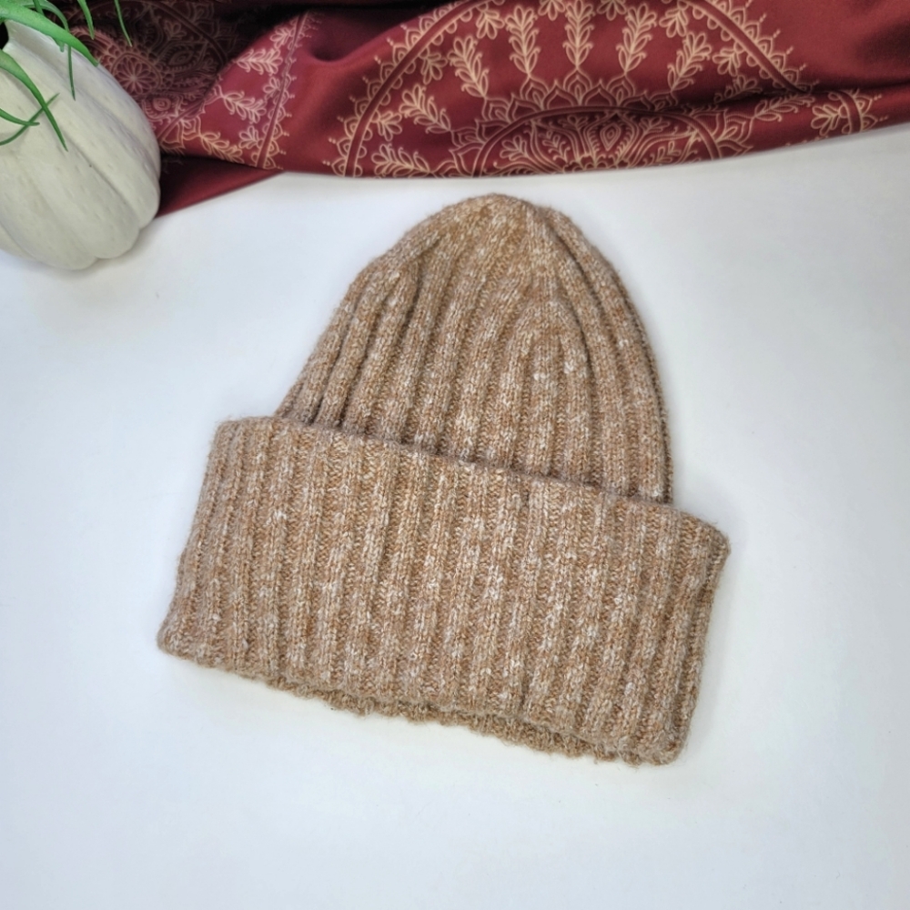 Vince Camuto Knit Hat Tan